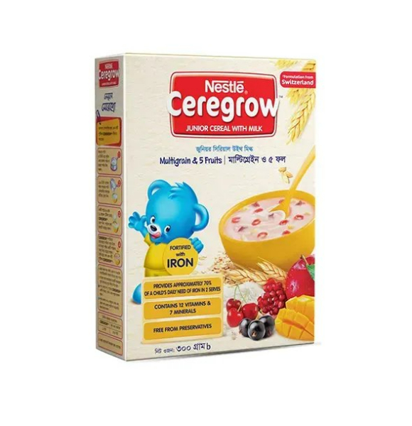CEREGROW (Multigrain & 5 Fruits) 300 GM